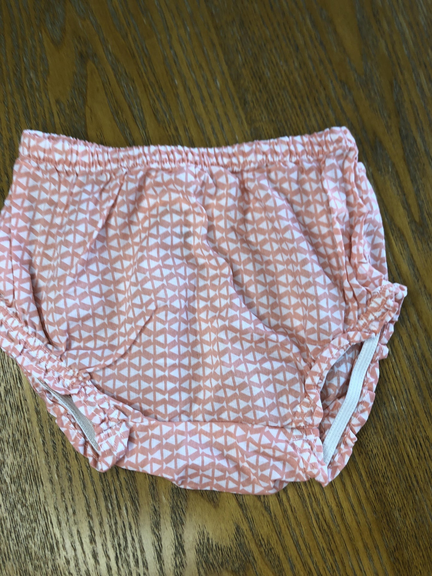 Oliver & Rain Girls White | Peach Shirt Size: 6 months White | Peach