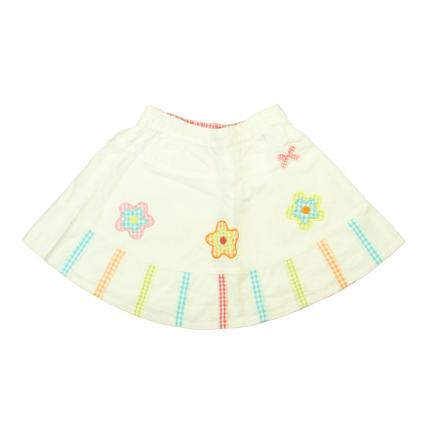 Deux par deux Girls White | Pink | Aqua Skirt Size: 4T White | Pink | Aqua