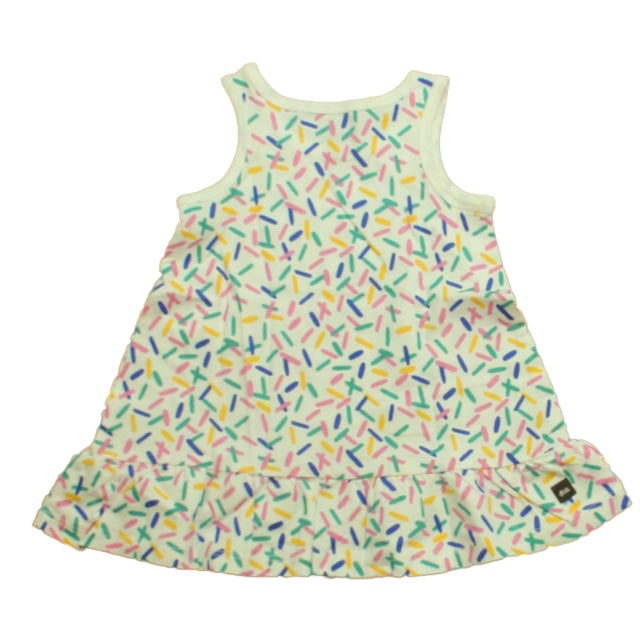 Tea Girls White | Pink | Blue | Yellow Dress Size: 9-12 Months White | Pink | Blue | Yellow