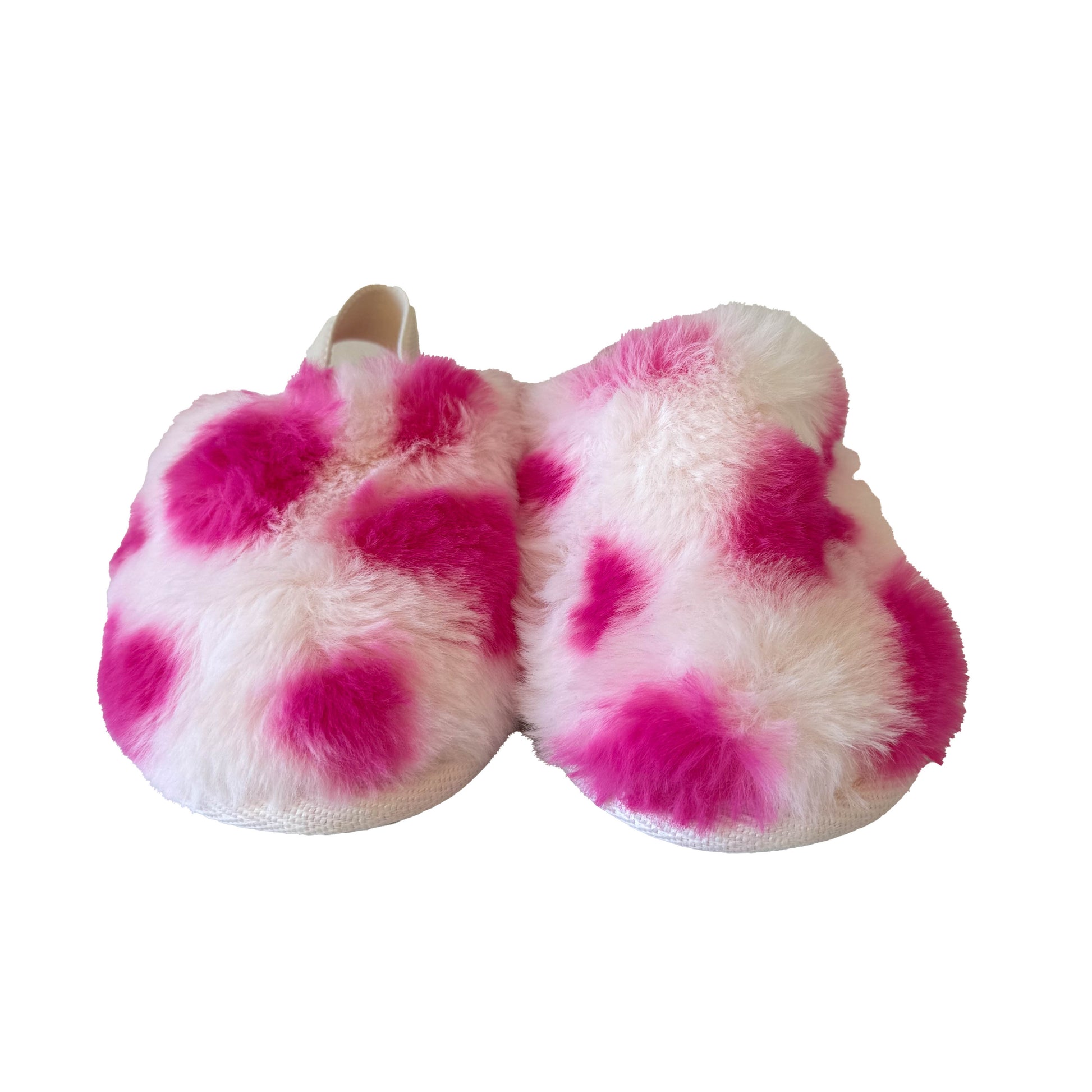 Cat & Jack Girls White | Pink Slippers Size: 5-6 Toddler White | Pink