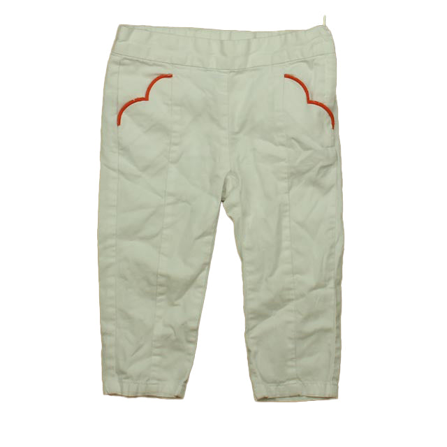 Janie and Jack Girls White | Pink Pants Size: 18-24 Months White | Pink