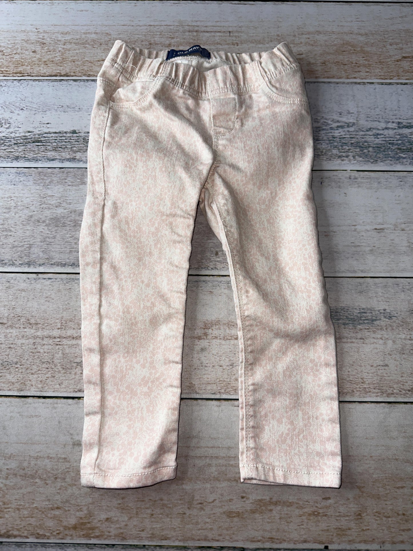 Old Navy Girls White | pink Pants Size: 2T White | pink