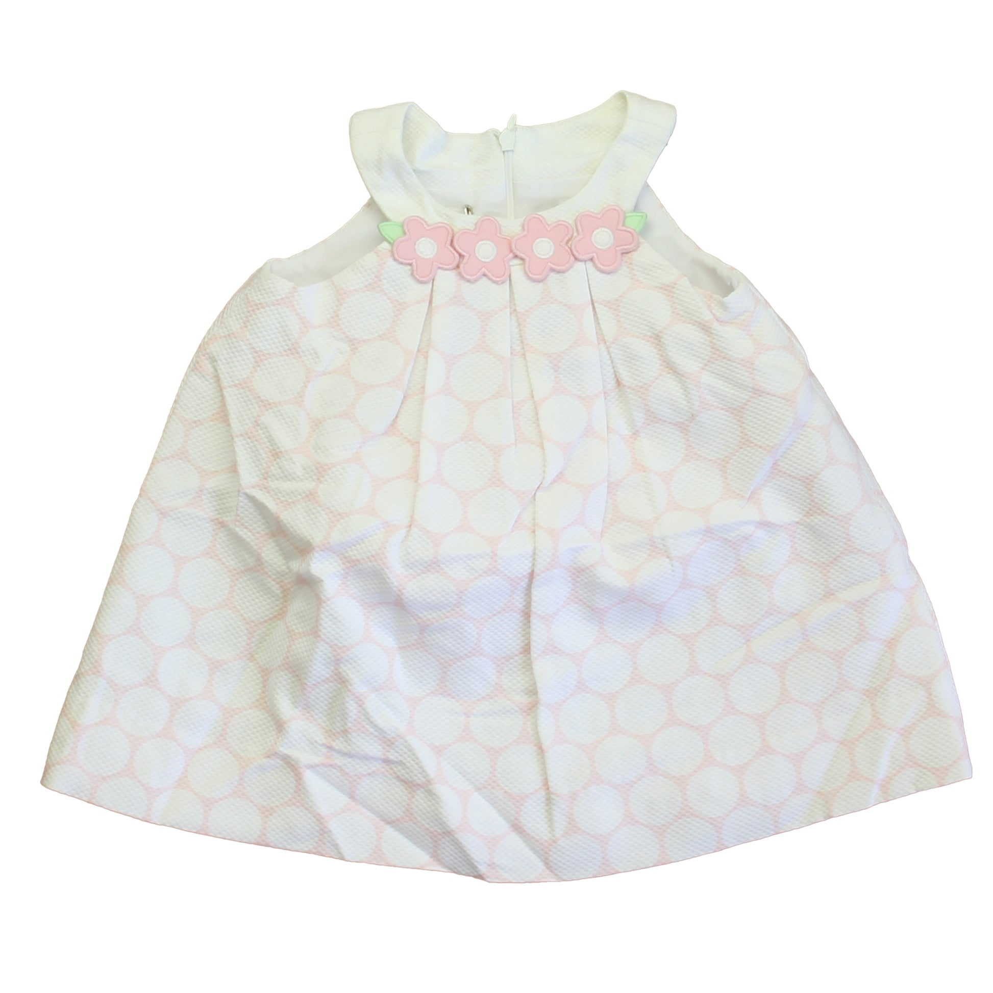 Florence Eiseman Girls White | Pink Dress Size: 18 Months White | Pink