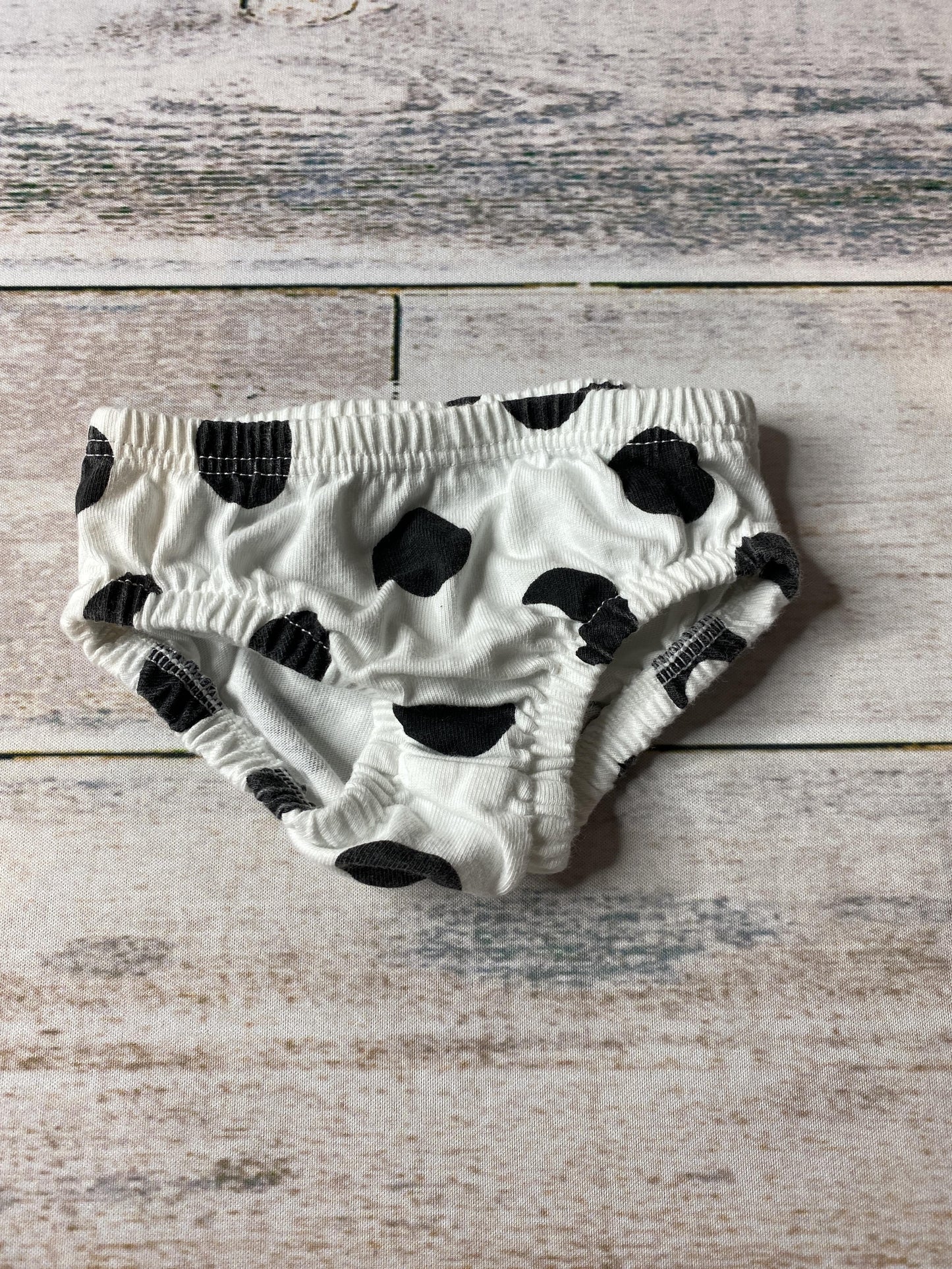 Oliver & Rain Girls White | polka dot Shirt Size: Newborn White | polka dot