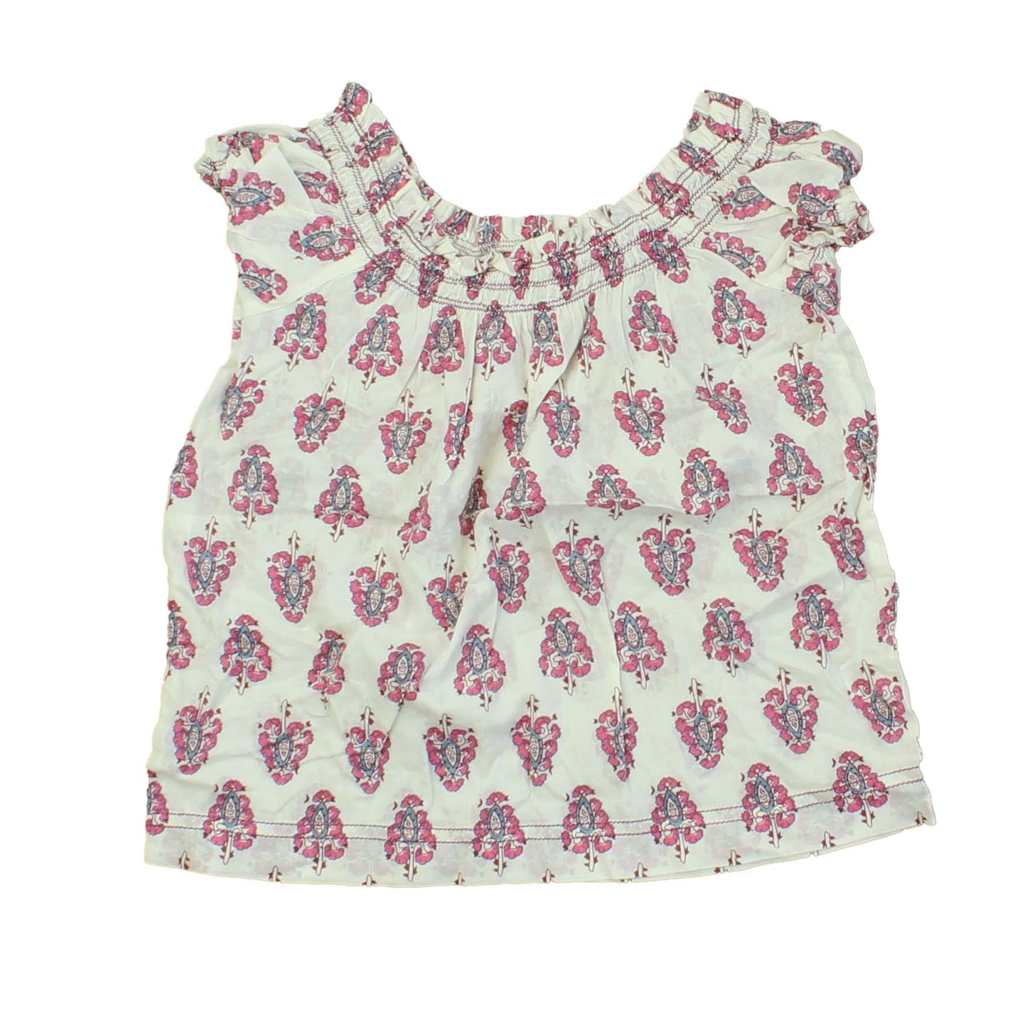 Peek Girls White | Purple Blouse Size: 2-3T White | Purple