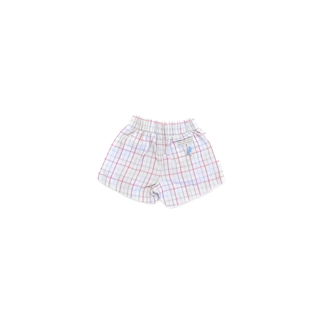 Beaufort Bonnet Co Girls White |Purple Shorts Size: 18-24 Months White |Purple