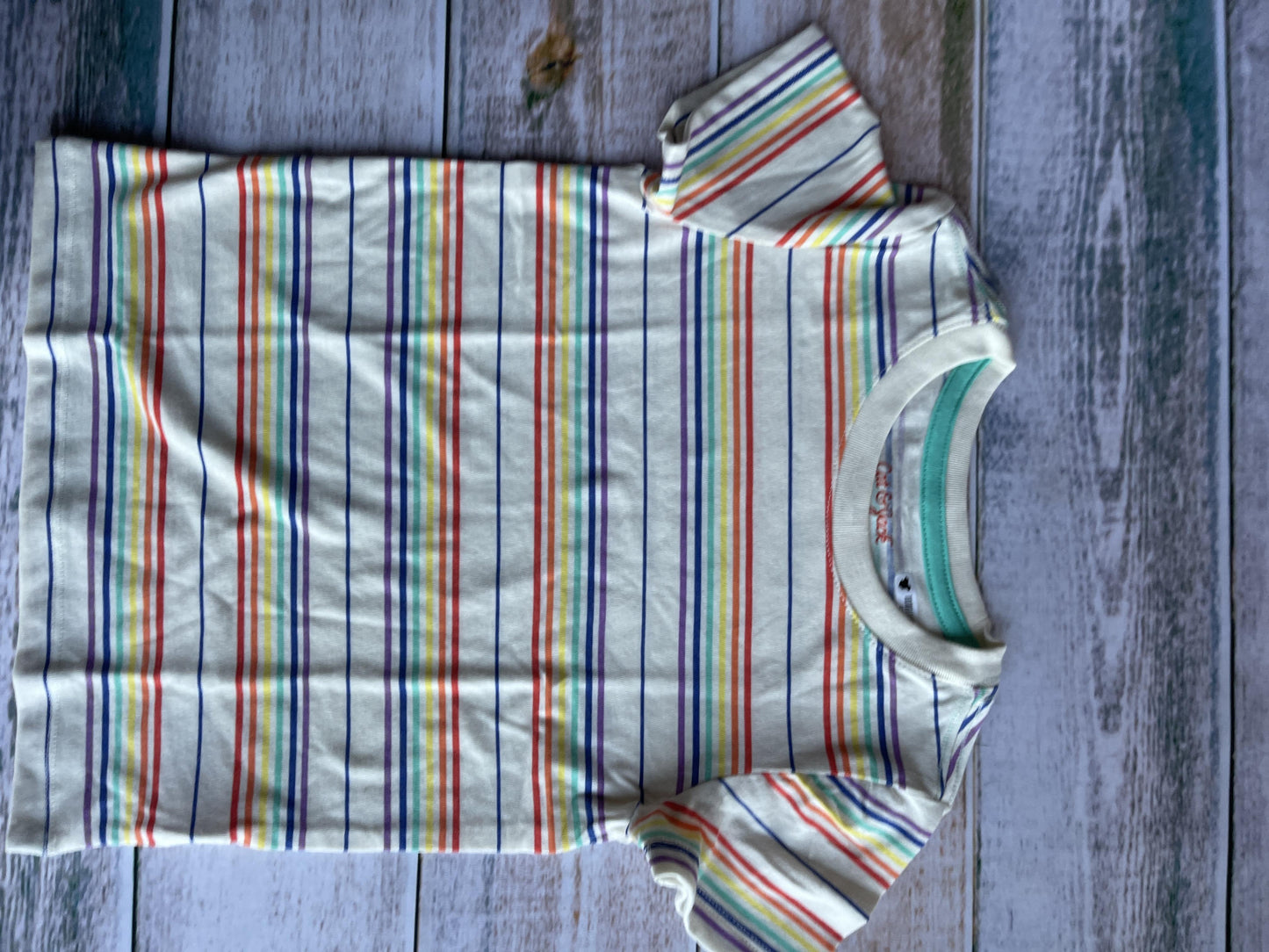 Cat & Jack Boys White | Rainbow Shirt Size: 3T White | Rainbow