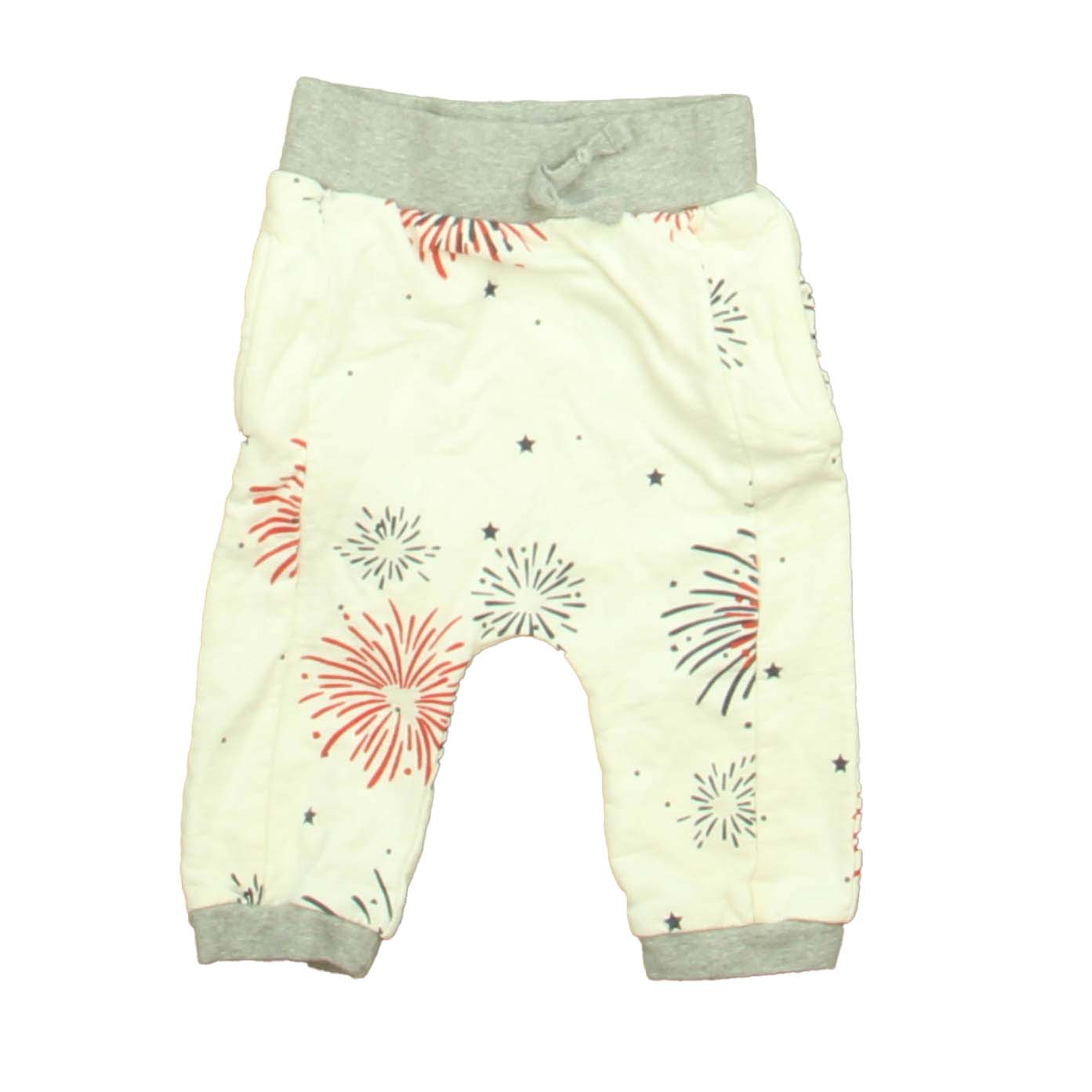 Monica + Andy Boys White | Red | Blue Casual Pants Size: 12-18 Months White | Red | Blue