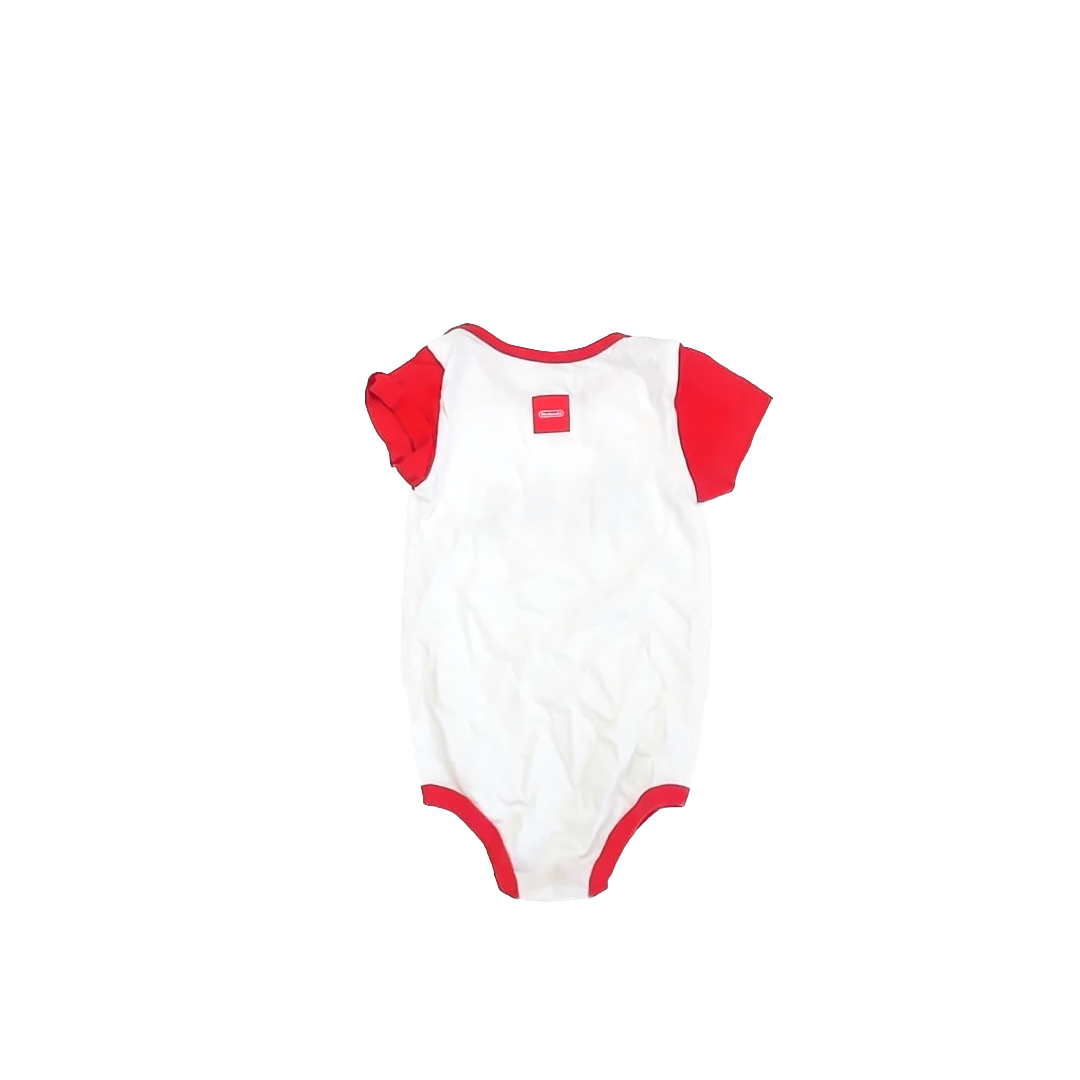 Nintendo Boys White | Red Onesie Size: 18 Months White | Red