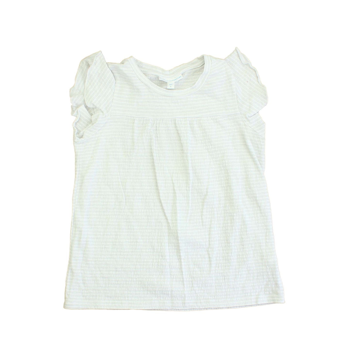 Rockets Of Awesome Girls White | Silver T-Shirt Size: 8 Years White | Silver