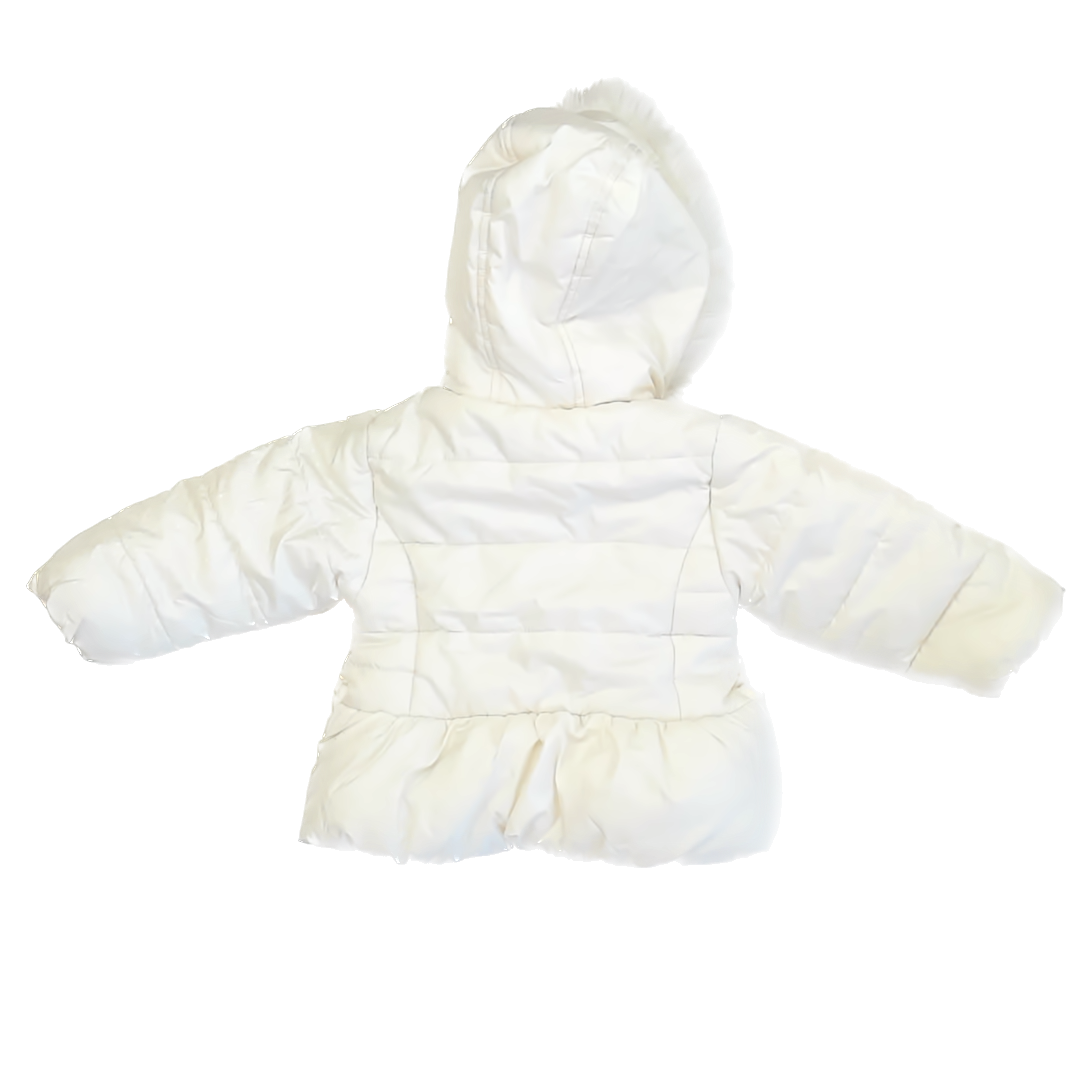 BCX Girl Girls White | Silver Winter Coat Size: 2T White | Silver