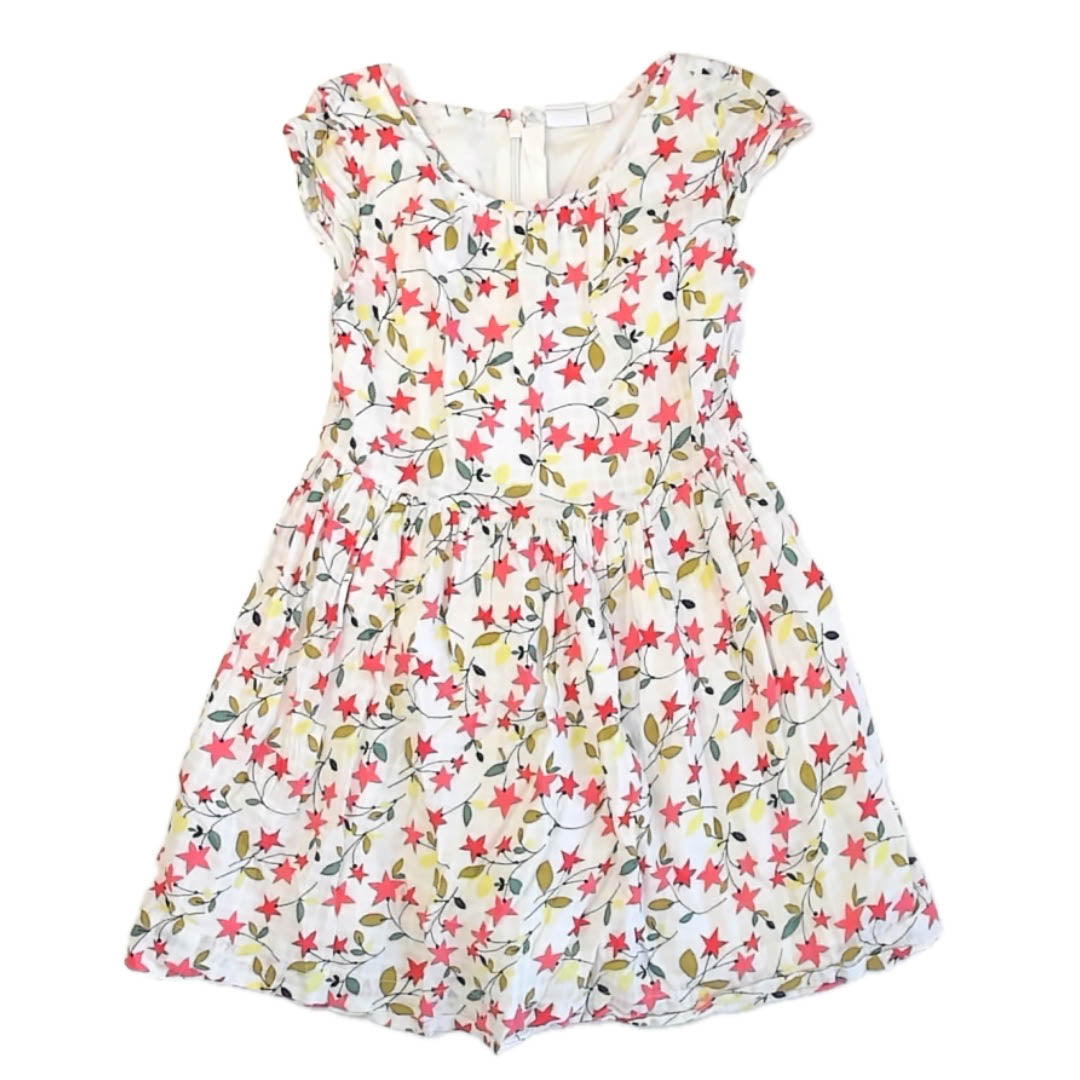 Gap Girls White Stars Dress Size: 6-7 Years White Stars