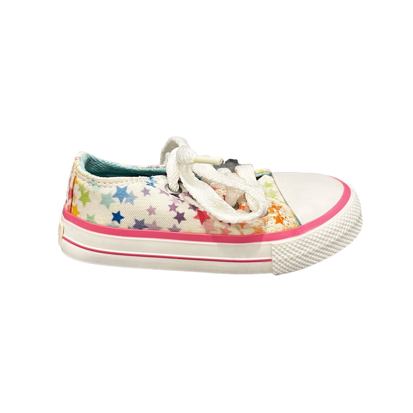 Mimi & Co Girls White Stars Sneakers Size: 4 Infant White Stars