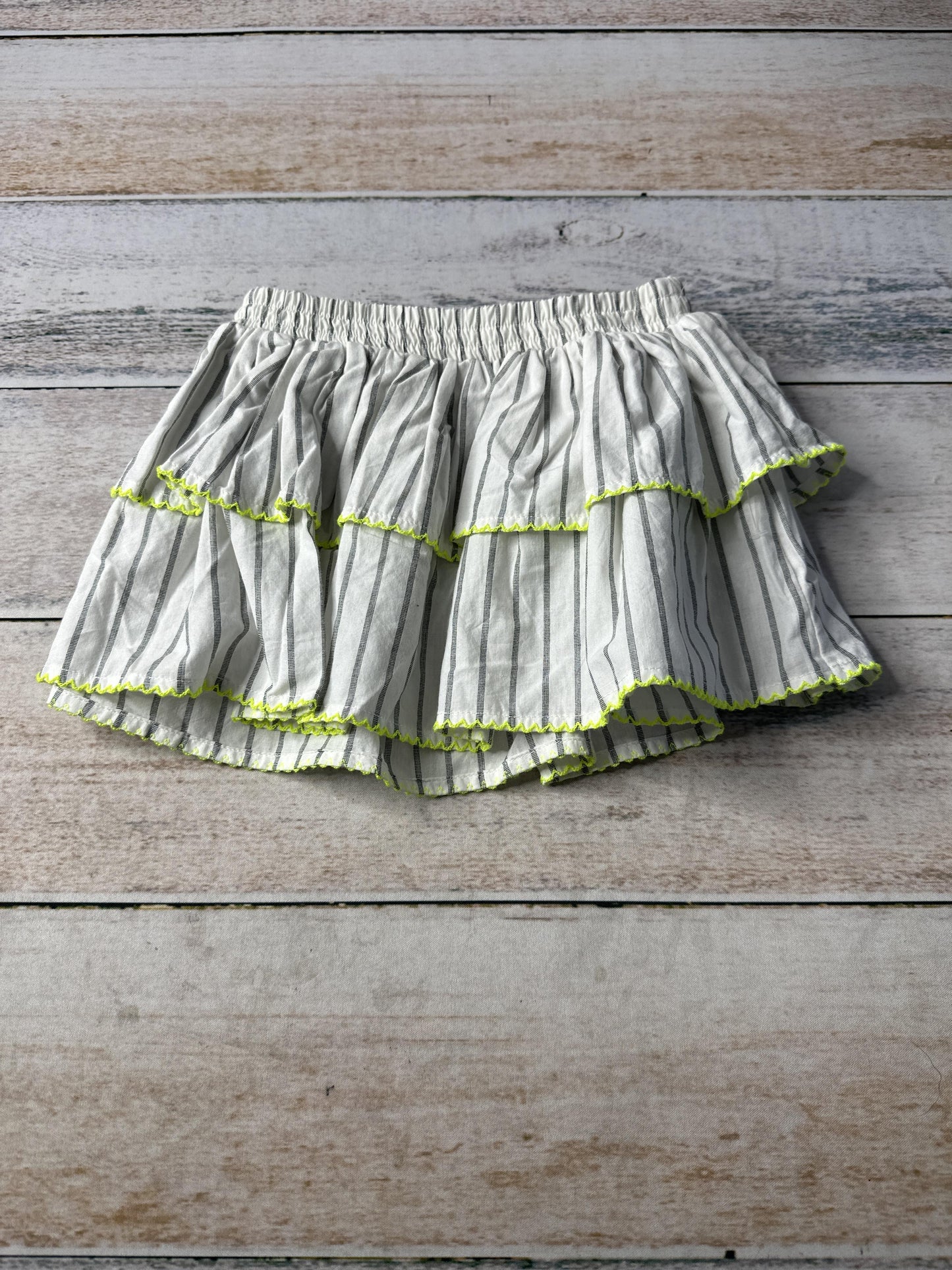 Rockets of Awesome Girls White | Stripe Skirt Size: 18-24 months White | Stripe