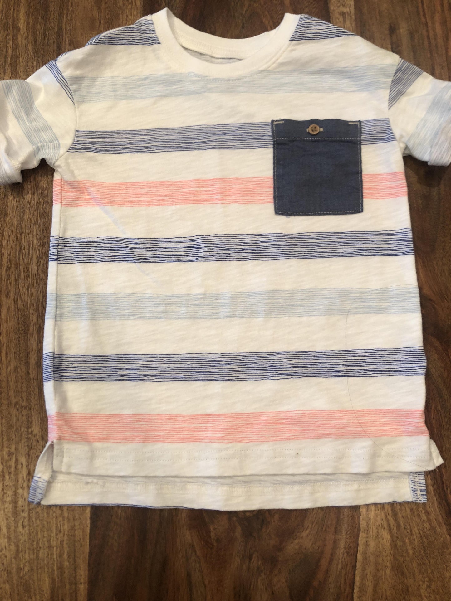 Carters Boys White | Striped T-Shirt Size: 2T White | Striped