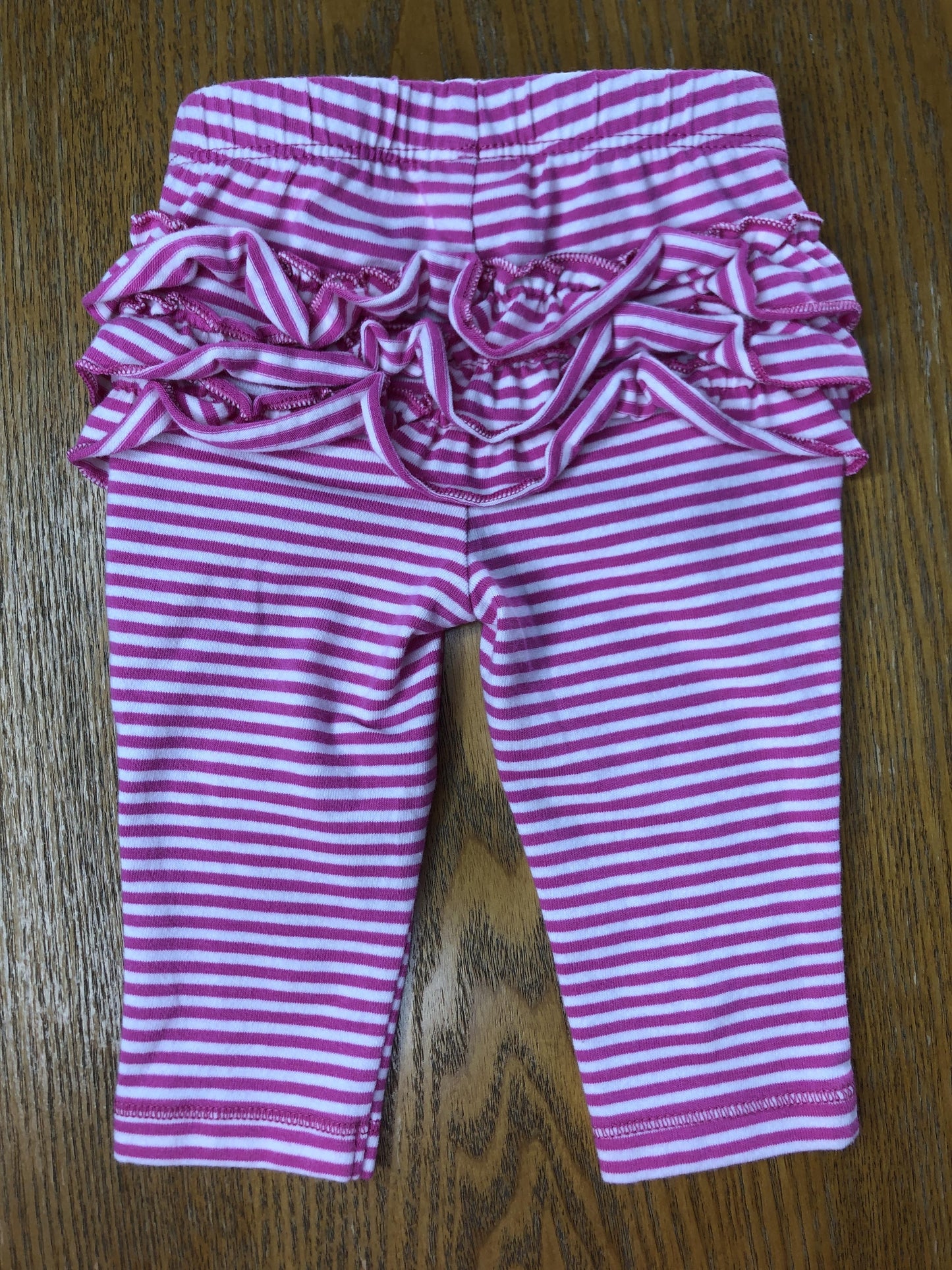 Cat & Jack Girls White | Striped Pants Size: 0-3 months White | Striped
