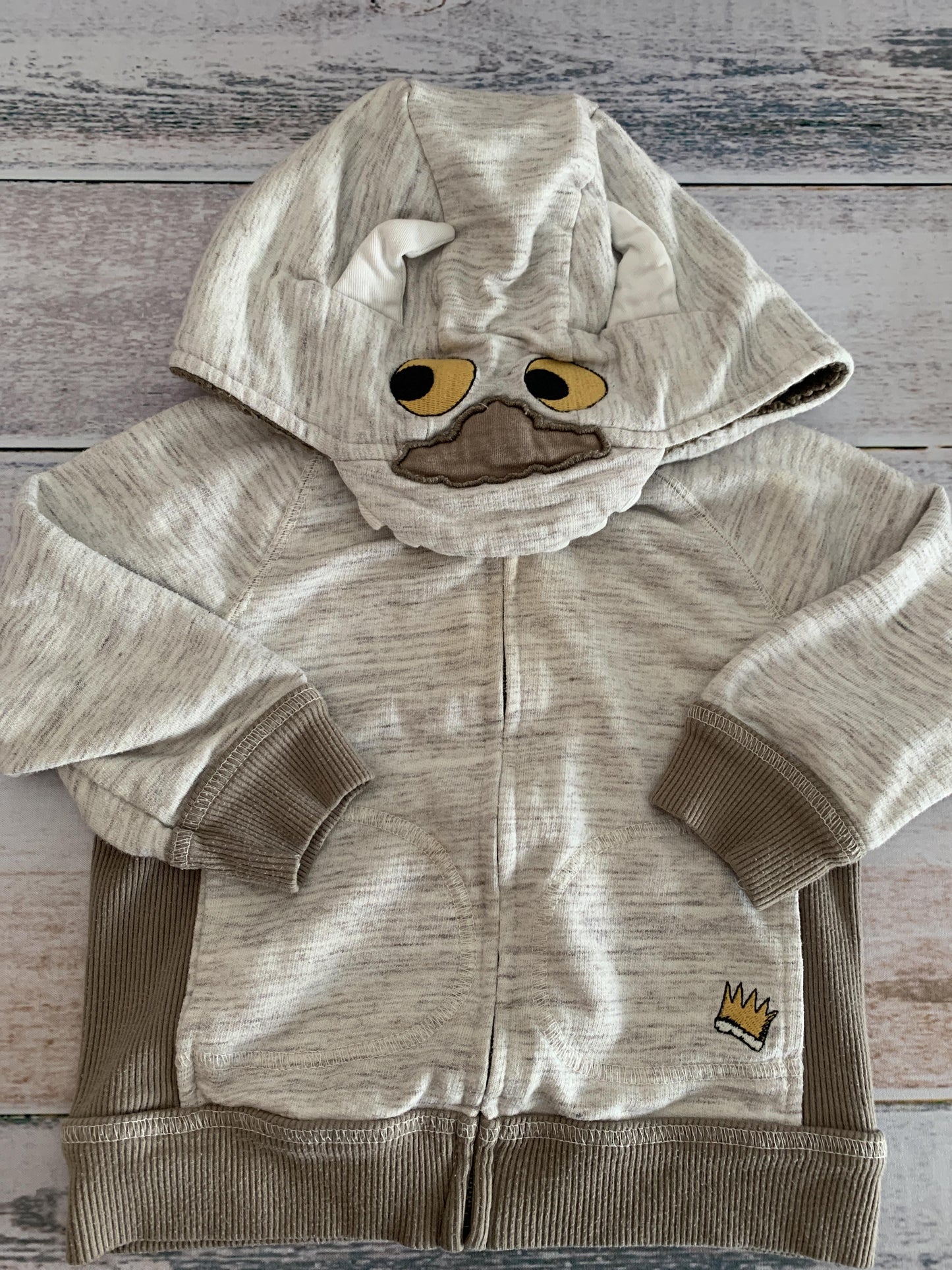 Where The Wild Things Are Boys White | Tan Jacket Size: 18 months White | Tan