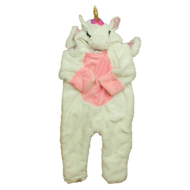 Target Girls White Unicorn Costume Size: 6-12 Months White Unicorn