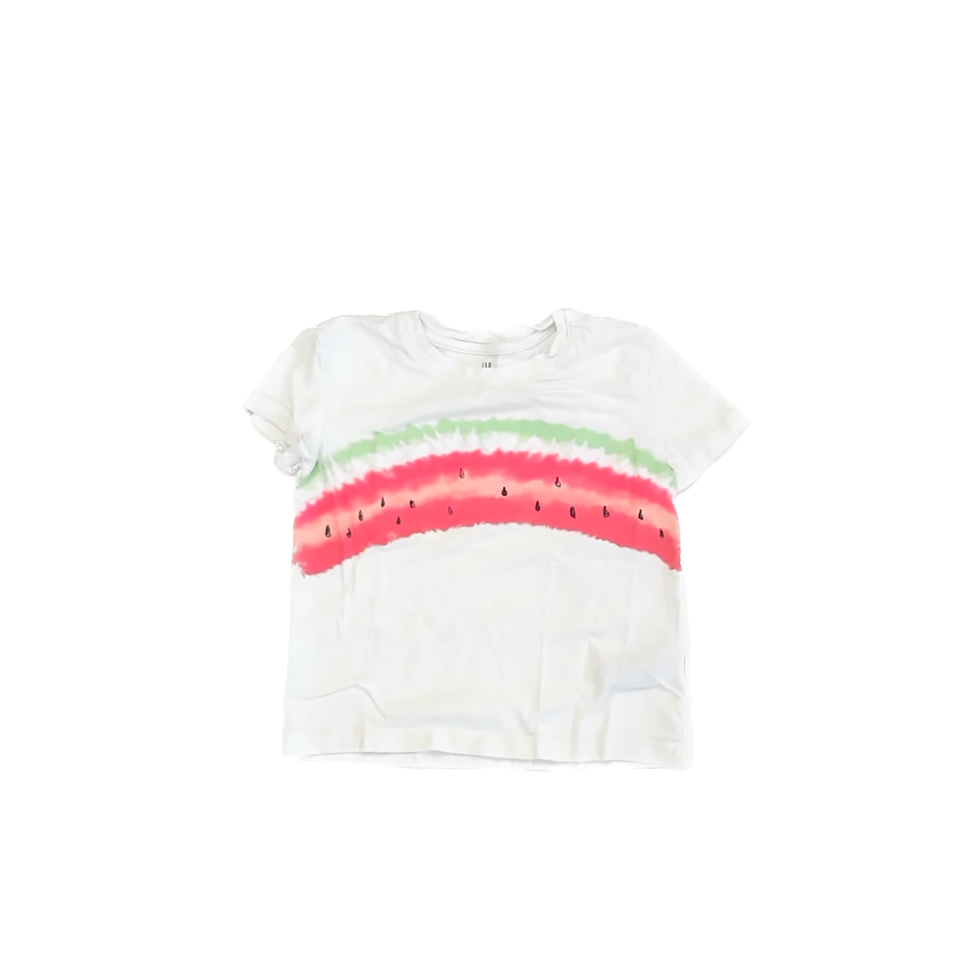 Gap Girls White | Watermelon T-Shirt Size: S (6-7) White | Watermelon