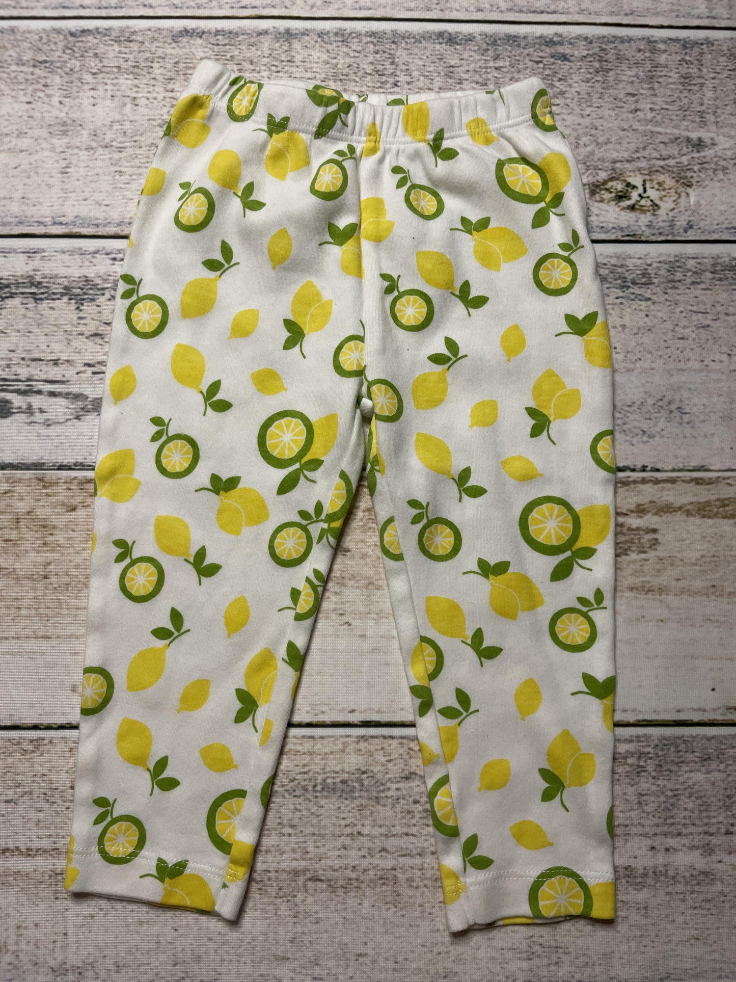 Bebenca Girls White | Yellow | light green Pants Size: 9-12 Months White | Yellow | light green