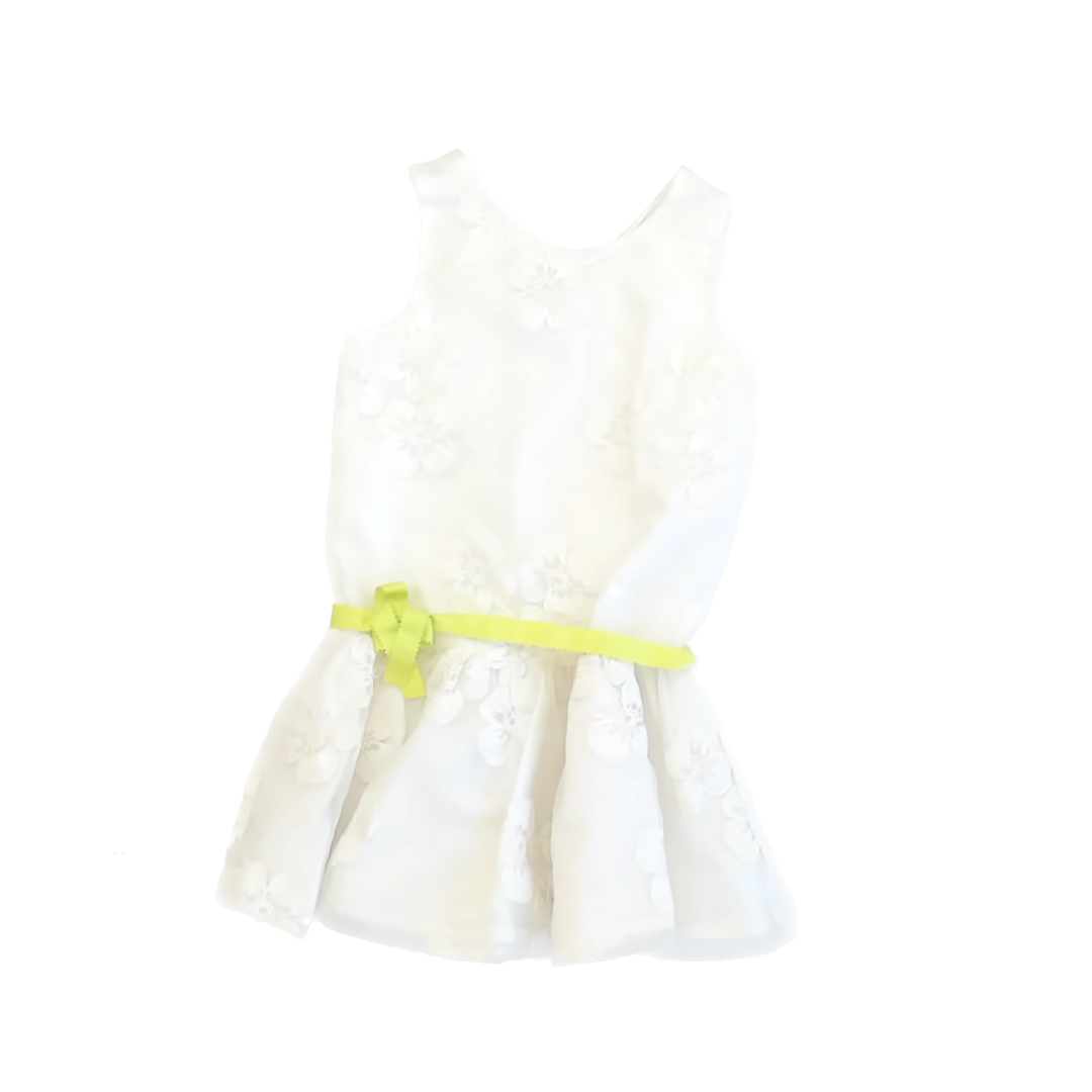 Gymboree Girls White Special Occasion Dress Size: 6 Years White