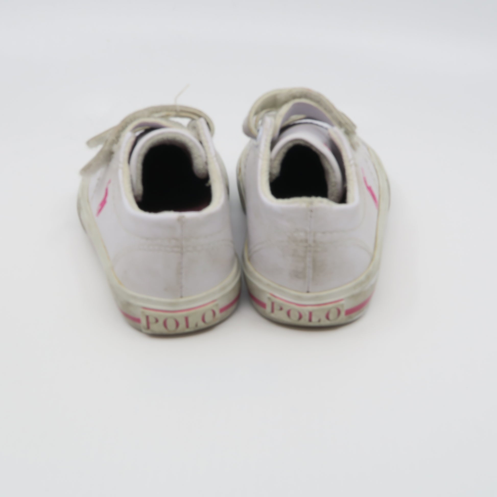 Ralph Lauren Girls White Sneakers Size: 4.5 Infant White