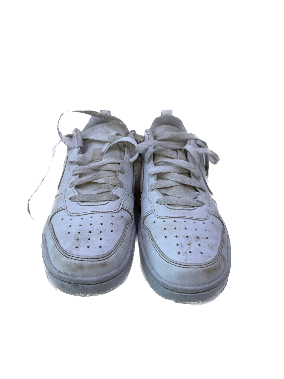 Nike Unisex White Sneakers Size: 5 Youth White