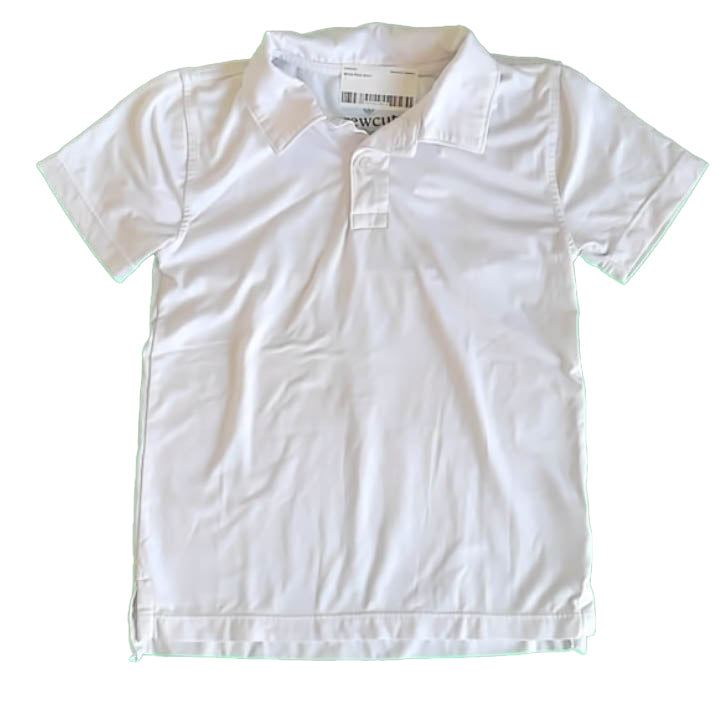 Crewcuts Boys White Polo Shirt Size: 4-5T White