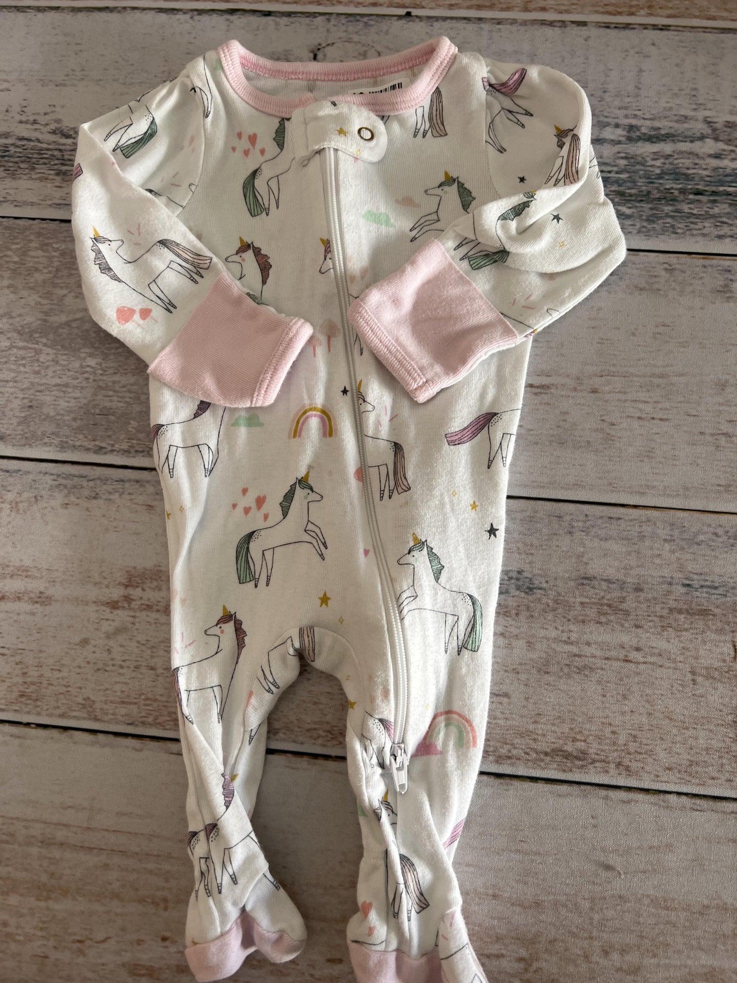 Cloud Island Girls White Pajamas Size: Newborn White