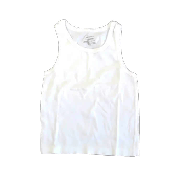 Hanna Andersson Girls White Tank Top Size: 4-5T White
