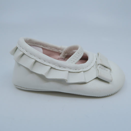 Janie and Jack Girls White Shoes Size: 0 Infant White