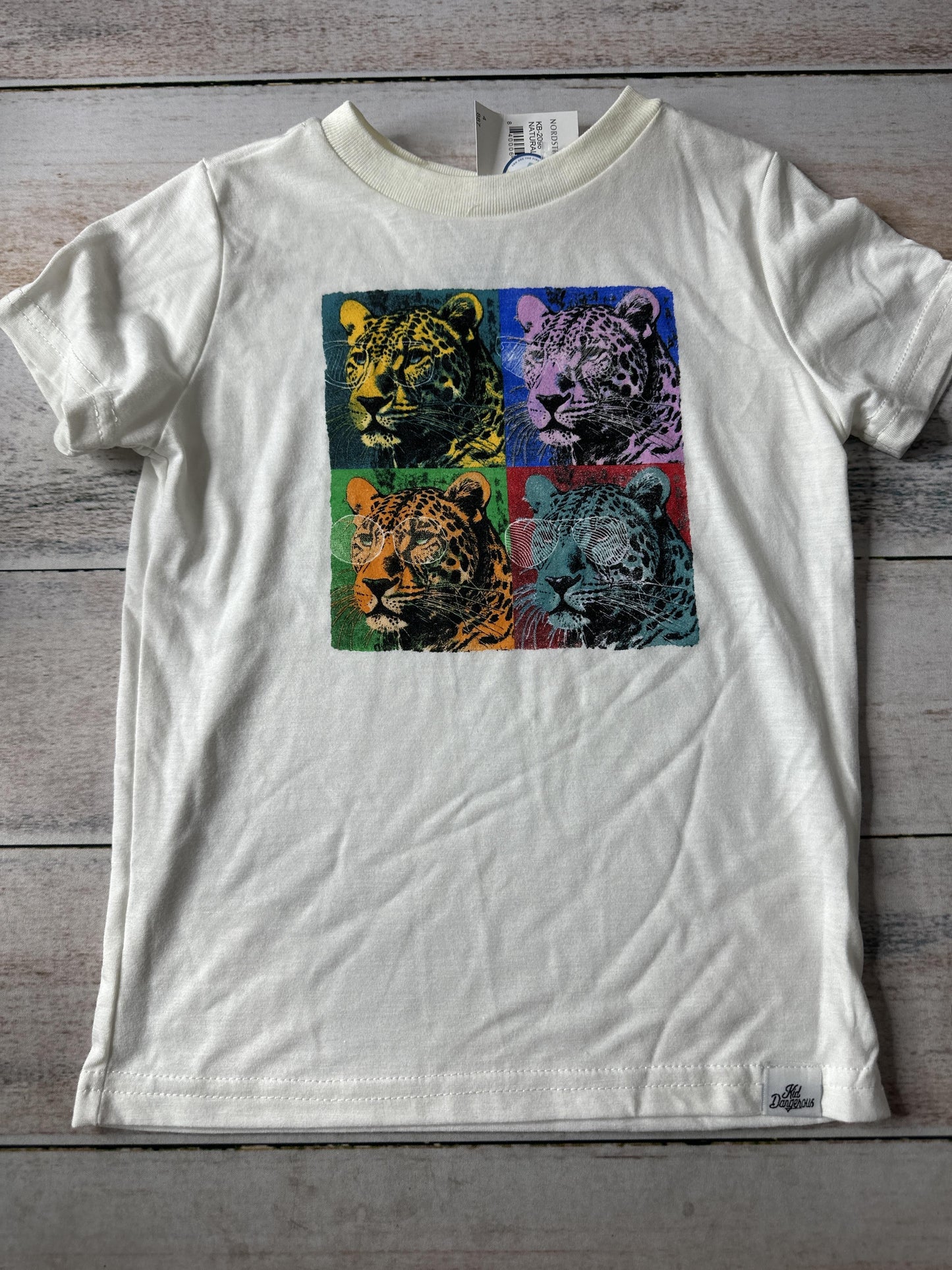 Kid Dangerous Boys White T-Shirt Size: 4T White