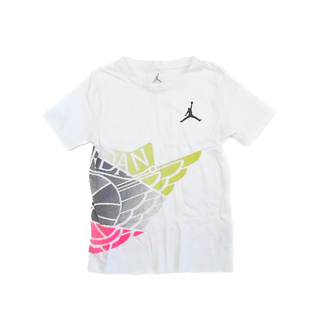 Jordan Boys White T-Shirt Size: 8-10 Years White