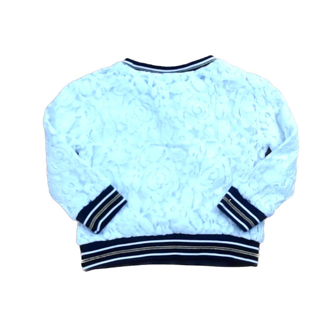 Rockets Of Awesome Girls White Long Sleeve Shirt Size: 4T White