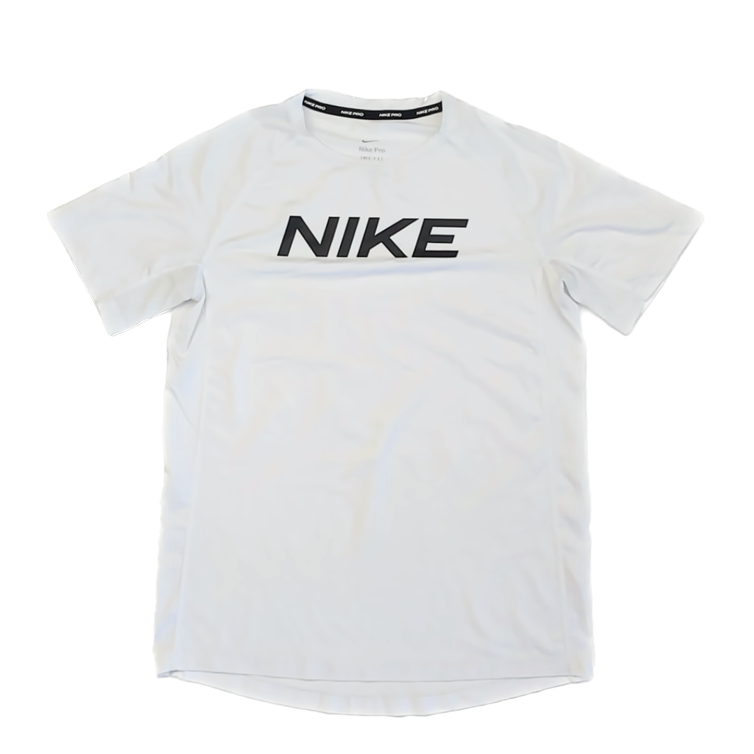 Nike Boys White Athletic Top Size: Youth XL White