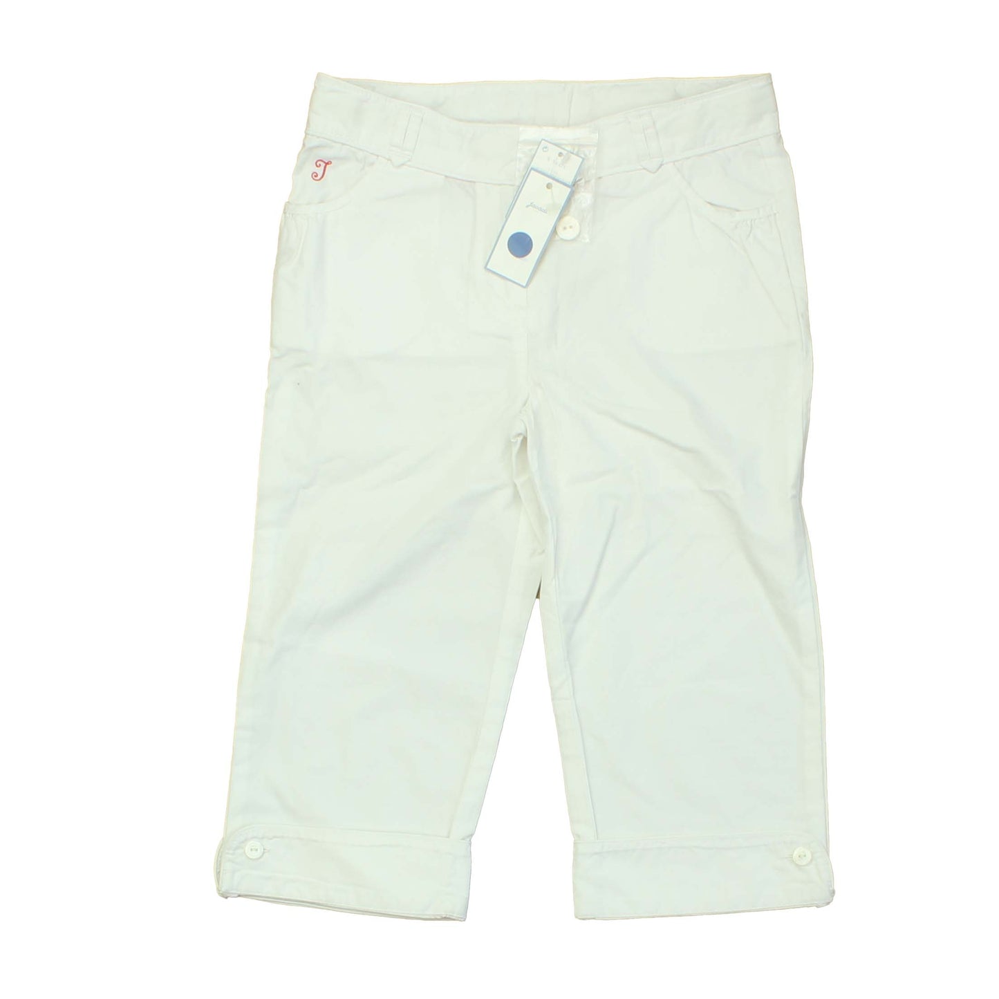 Jacadi Girls White Shorts Size: Big Girl White