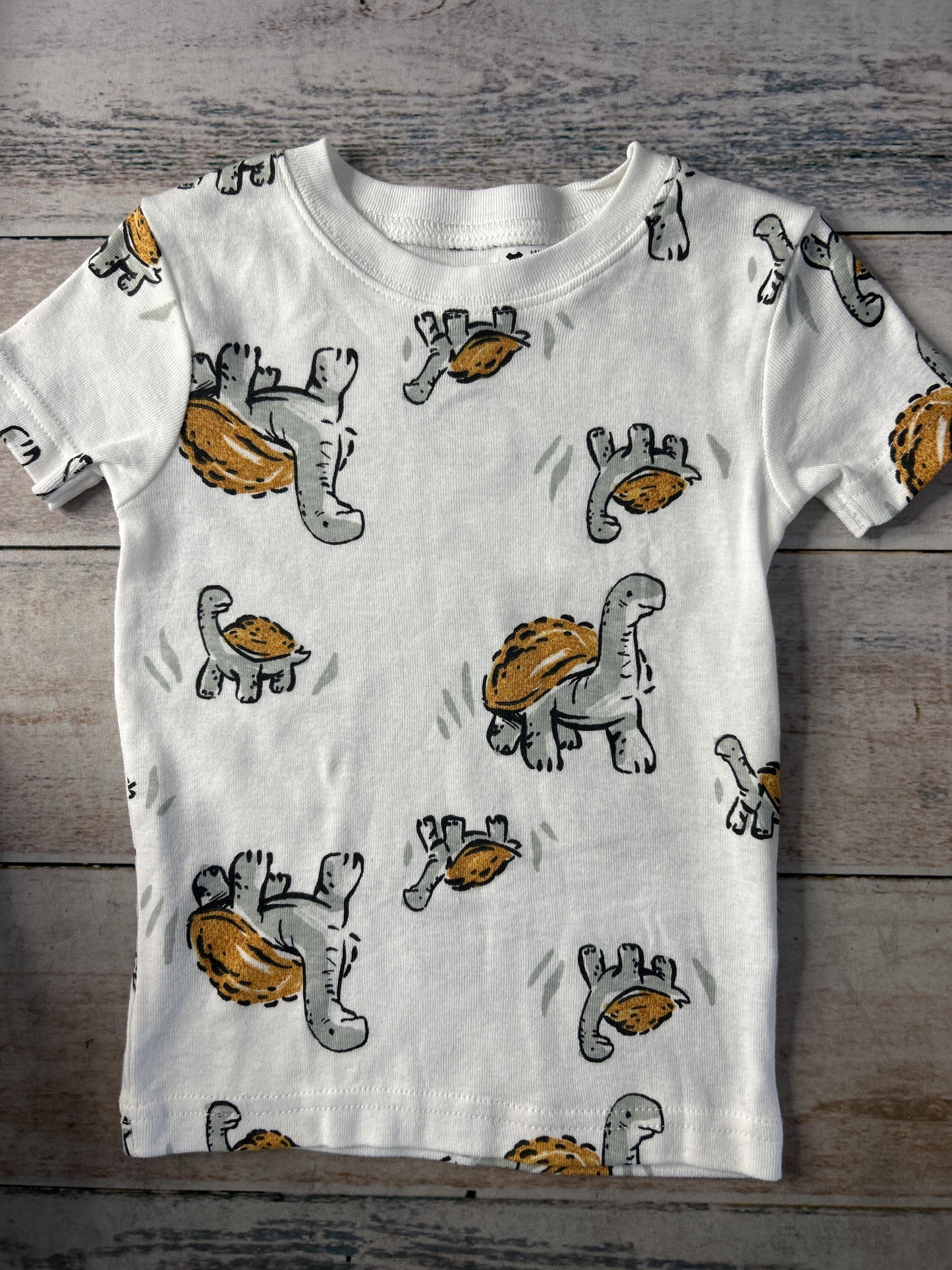 Unisex White Pajamas Size: 24 months White