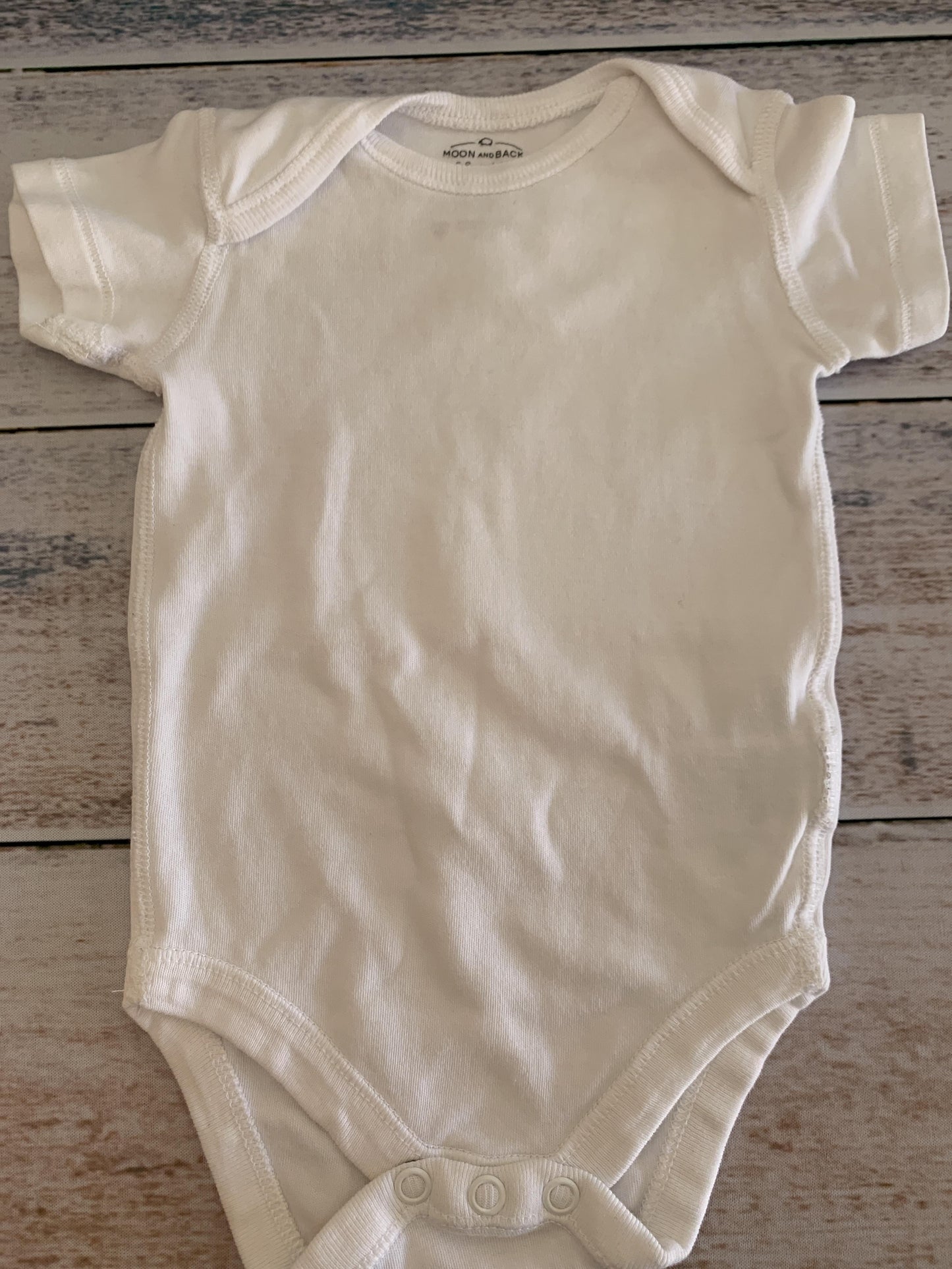 Girls White Onesie Size: 3-6 months White
