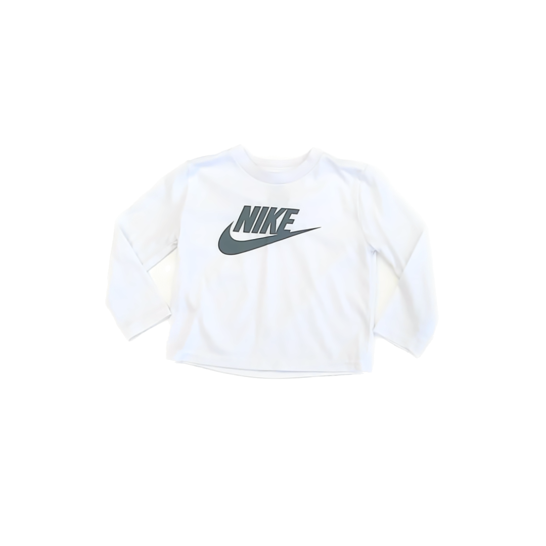 Nike Boys White Athletic Top Size: 2T White