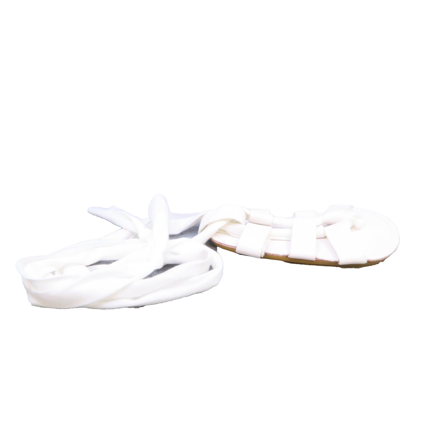 Unknown Brand Girls White Sandals Size: 4.5-5 Toddler White