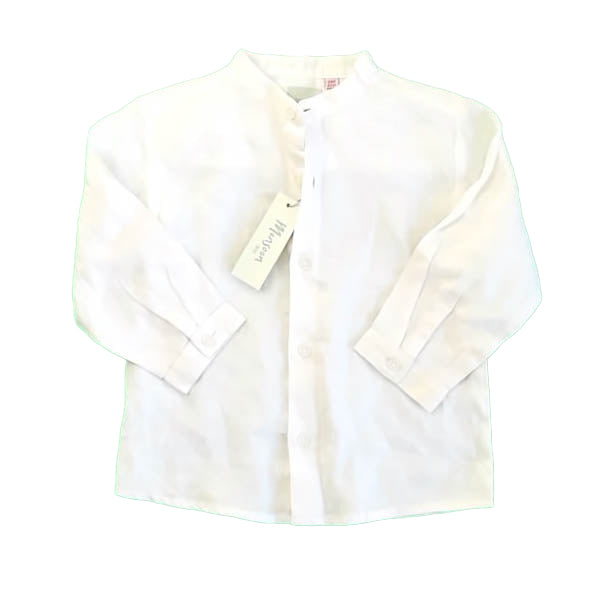 Monsoon Boys White Button Down Long Sleeve Size: 2-3T White