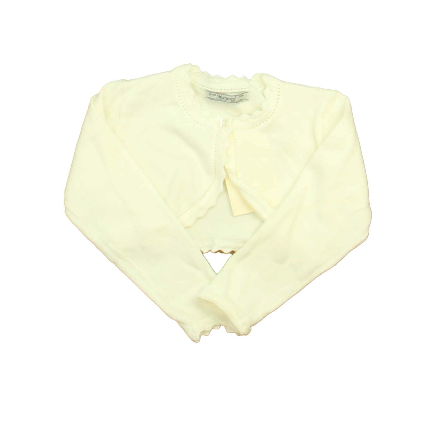 Mayoral Girls White Cardigan Size: 24 Months White