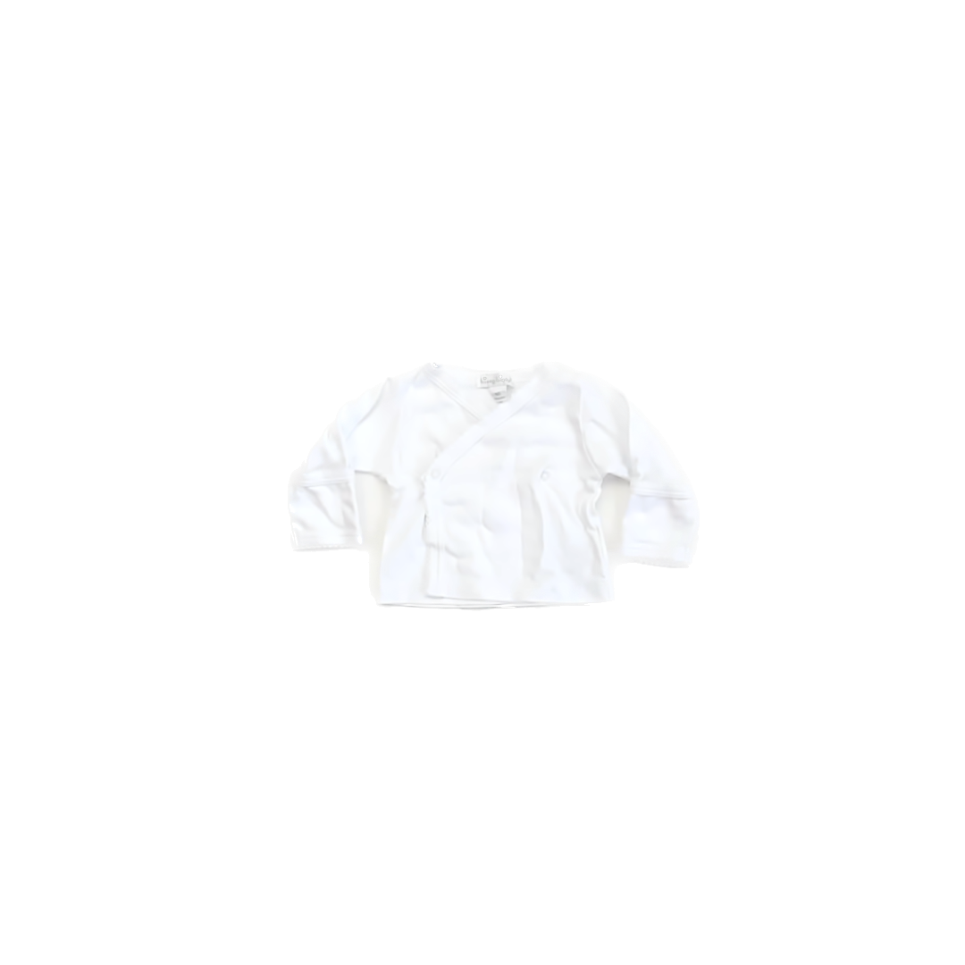 Kissy Kissy Girls White Shirt Size: Newborn White