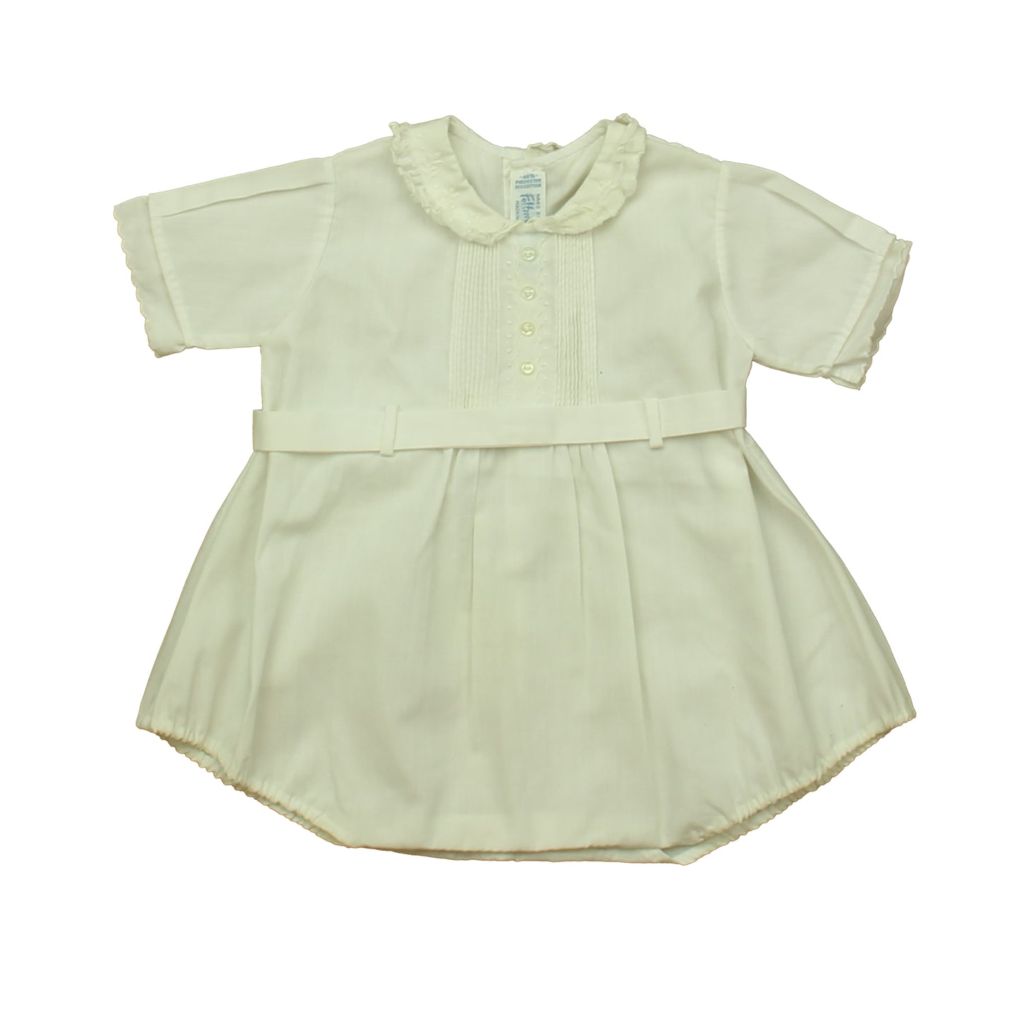 Feltman Bros. Girls White Romper Size: 3 Months White