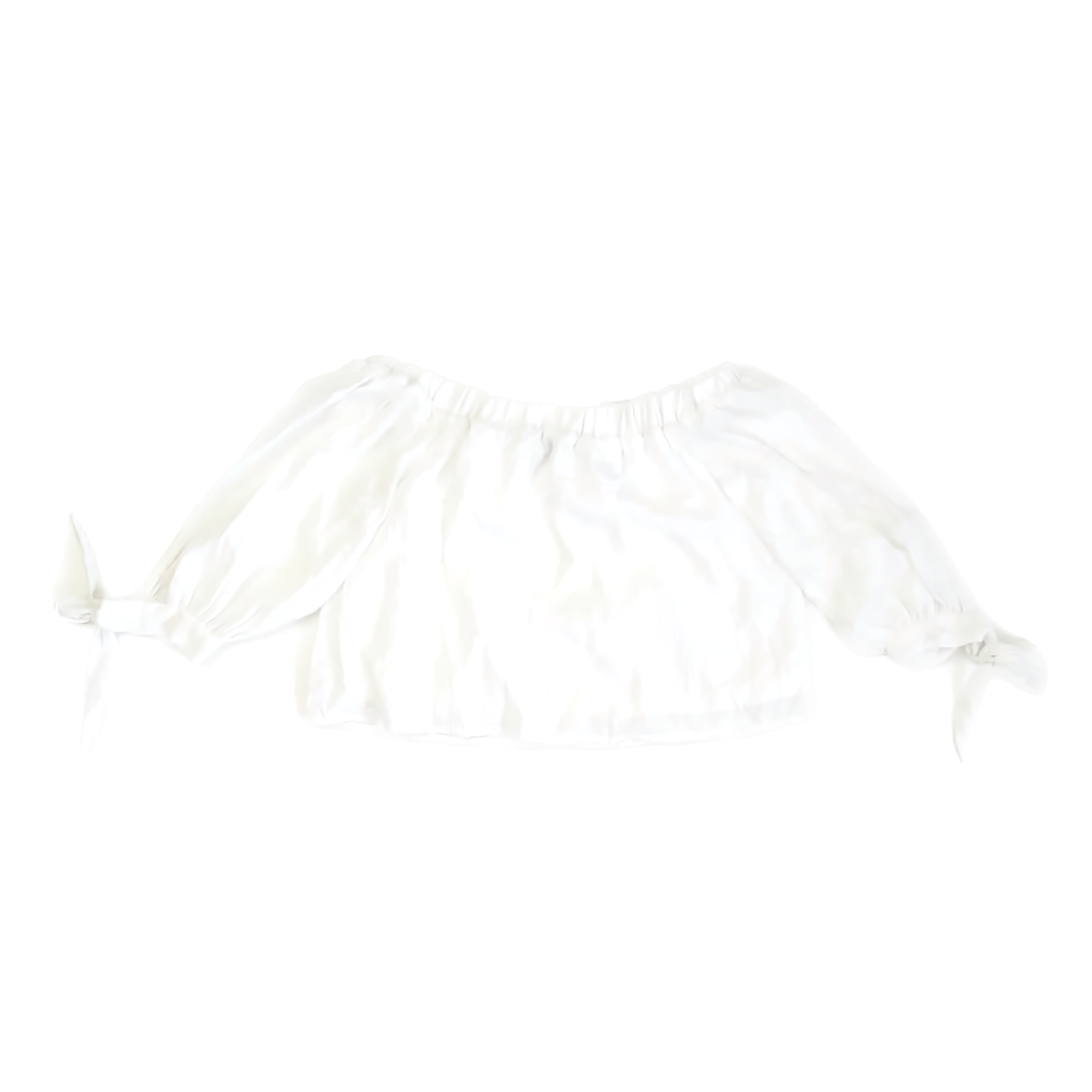 Lulu's Girls White Blouse Size: small White