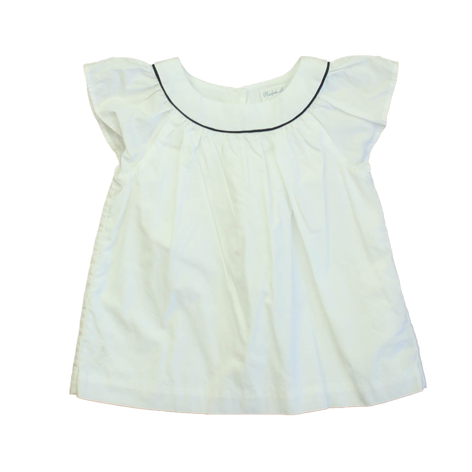 Ralph Lauren Girls White Dress Size: 12 Months White
