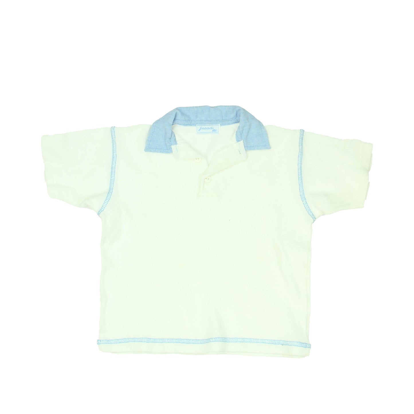 Jacadi Boys White Polo Shirt Size: 2T White