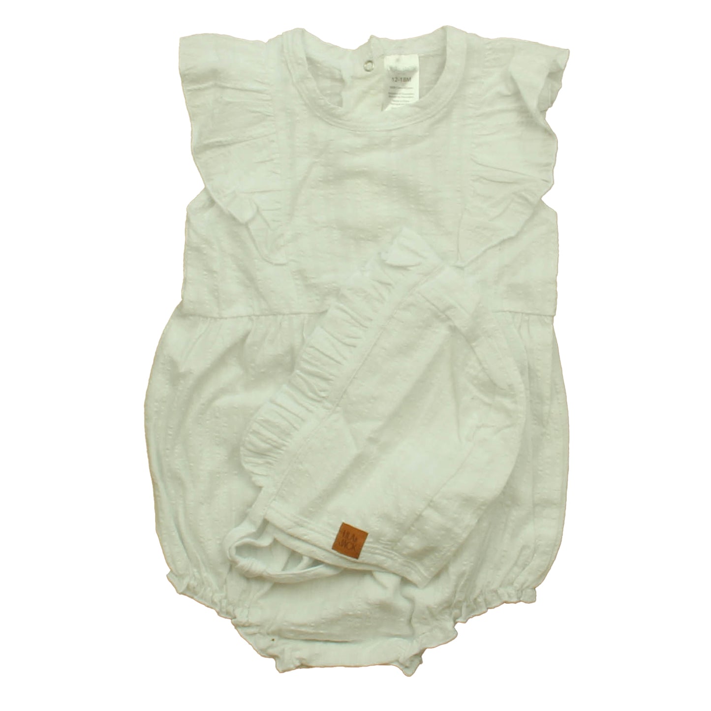 Lila & Jack Girls White Romper Size: 12-18 Months White