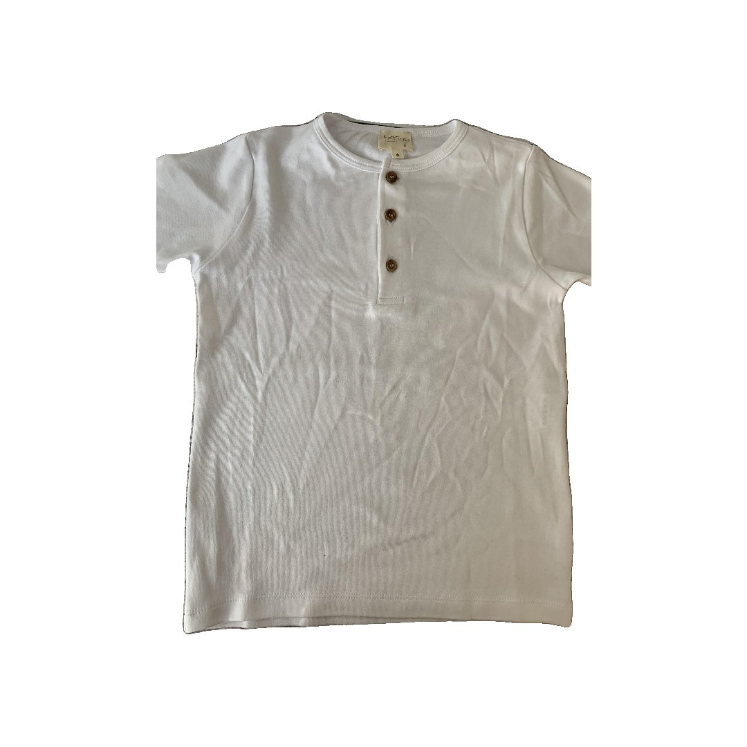 Le Petit Chiffon Unisex White Pajamas Size: 6 White