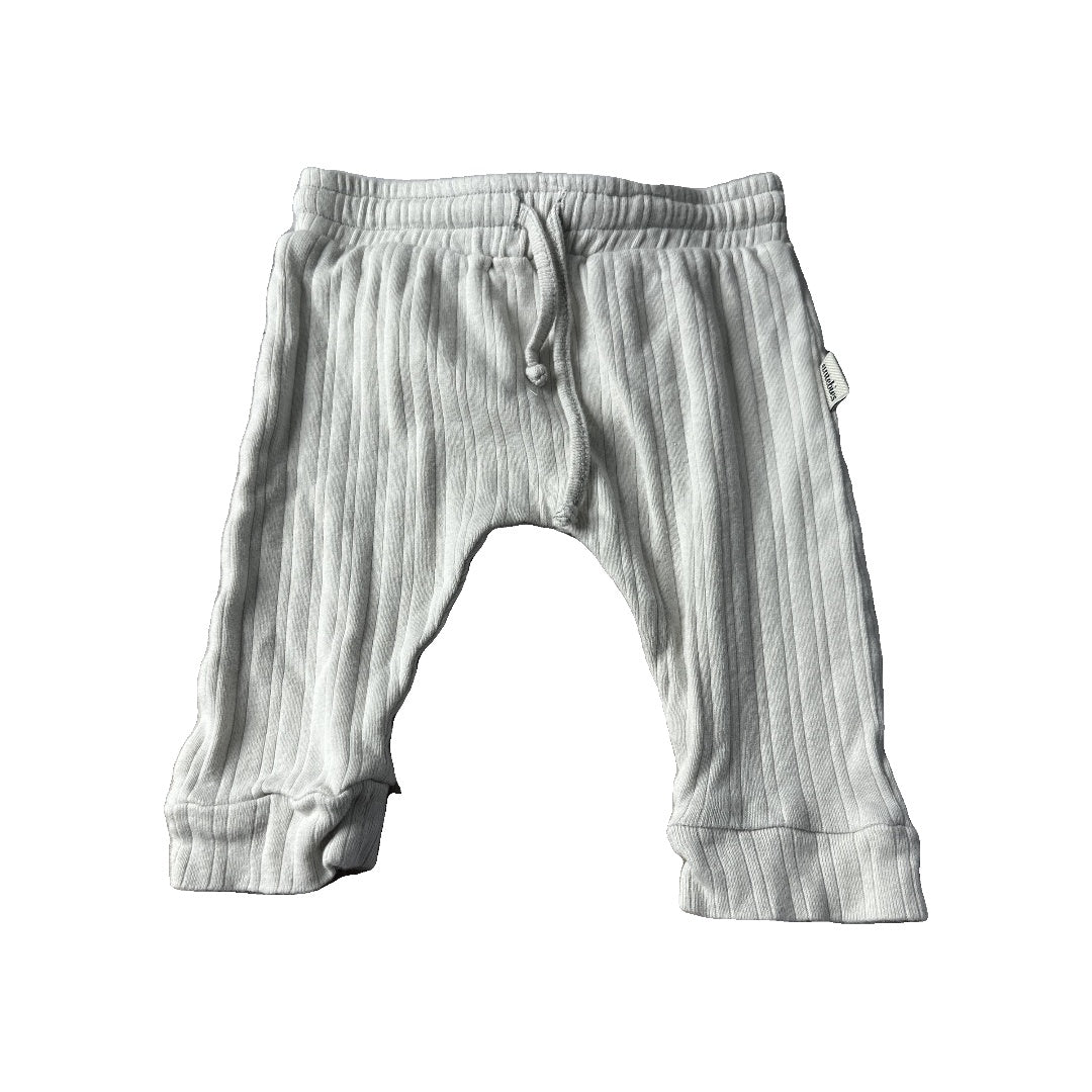 Antebies Unisex White Pants Size: 3-6 months White